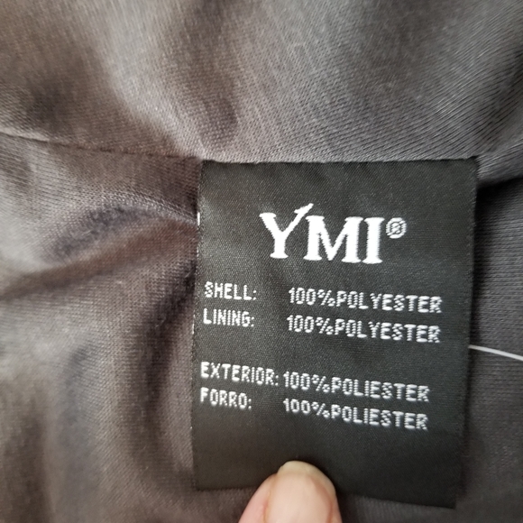 YMI Faux Suede Jacket - Size 1X - Picture 7 of 8